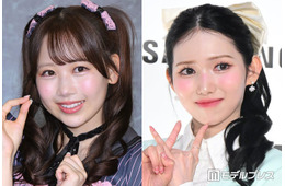 FRUITS ZIPPER松本かれん＆IS:SUE・NANO、同い年美女コンビの2ショットに「違うタイプのKAWAII2人だ」「推し同士で胸熱」とファン歓喜
