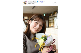 テレ朝・田中萌アナ、ノースリ衣装2コーデ公開「美しいの一言」「スタイル抜群」の声