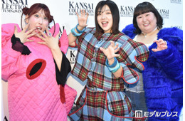 3時のヒロイン・かなで“6着縫い合わせ”衣装アピール「関コレ」出演前の準備明かし相方からツッコミ