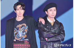 河合郁人＆辰巳雄大（ふぉ～ゆ～）“大親友コンビ”でペアランウェイ 肩寄せポーズに「ふみたつ尊い」「エモすぎる」と反響【ガルアワ2026A/W】