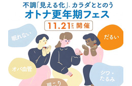 【11/21(土)】オトナサローネ10周年記念イベント『オトナ更年期フェス～不調「見える化」、カラダととのう～』開催決定！