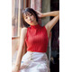 お天気キャスター・今井春花、ノースリーブニット姿でほっそり二の腕際立つ「週刊FLASH」初登場