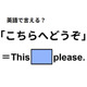 英語で「こちらへどうぞ」は何て言う？
