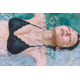 日向坂46河田陽菜、ホテルのプールで撮影されたブラックビキニ姿 2nd写真集先行カット公開