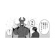 手柄を上げた側近にいつものご褒美タイム。目を閉じて顔にすることといえば…【まおーえる！ #27】