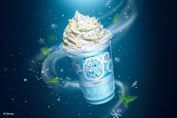 ゴディバ、『アナと雪の女王』シールスリーブ付き“チョコミント味”ショコリキサー登場 画像