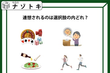 連想クイズです！イラストが表す動作を考えてみてね【難易度LV３・中辛】 画像