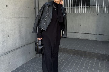 重く見えないオールブラックコーデの秘訣とは？洗練された辛口モードの絶妙バランス【40代の毎日コーデ】 画像