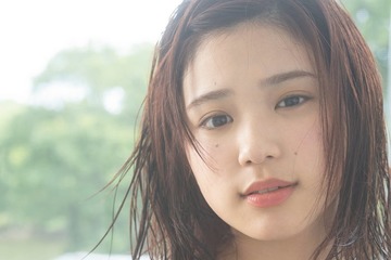 「グラぱらっ！」矢野ななか、ふんわり美バスト披露 濡れ髪で色気放出 画像