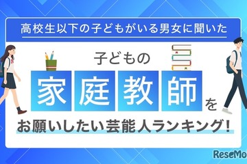子供の家庭教師をお願いしたい芸能人トップ10、林修が1位…1票差の2位は？ 画像