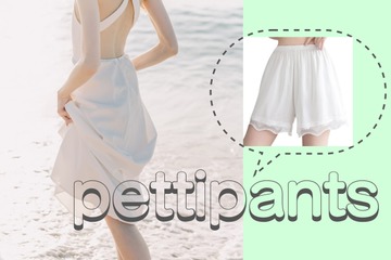 【「腰から下」の汗対策には「ペチパンツ」買うべき！】夏のボトムス不快感「透ける」「脚に張りつく」「立ち上がったときに汗のしみ」をさらりと解決！「この夏買ってよかったNo.1♪」「はいてたほうが、むしろ涼しい！」≪Amazon今トク情報≫ 画像