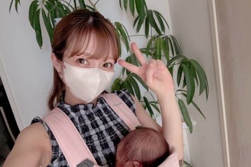 辻希美、生後1ヶ月の次女＆6歳三男の目に見える成長に嬉し涙「良かったぁ」 画像