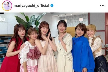 「レジェンド」矢口真里、モー娘。歴代リーダーとの笑顔SHOTにファン大歓喜「全然歳取らない」 画像