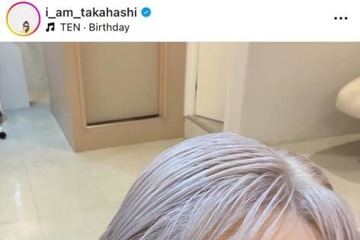 高橋愛、NEWヘアは淡いパープル！雰囲気ガラリな最新SHOTに「色がとてもきれい」「めちゃかわ」の声 画像