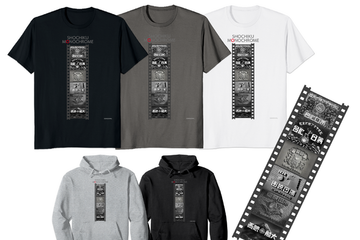 昭和初期の名作を彩った「松竹映画モノクロオープニングロゴ」Tシャツが登場 画像