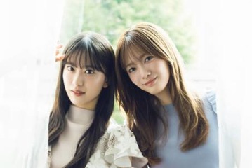 櫻坂46田村保乃＆村井優、まるで姉妹のような寄り添いSHOT披露！親密さあふれるグラビアで魅了 画像