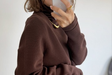 旬のブラウンコーデは【ユニクロ×GU】の人気アイテムで叶う！素材感の違いを楽しんで【40代の毎日コーデ】 画像