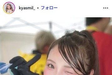 「イッテQ！」新メンバー候補生で話題“きゃすみる”辻加純、ニーハイ美脚際立つ街角ショット公開「イルミに負けない輝き」「スタイル最強」と反響 画像