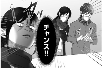 買い物中、思わぬチャンスが巡ってくる！ 背後からチラ見して、夫のスマホのパスワードを入手【私、「サレ妻予備軍」になりました。 #５】 画像