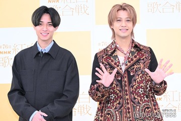 【紅白本番】King ＆ Prince高橋海人、曲前にミッキーマウスと微笑ましいやり取り 3年ぶり2人体制初の出場 画像