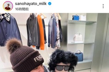 佐野勇斗、お気に入りの“タディ”との笑顔SHOTに「かわいい相棒だね」「何しても絵になる」の声 画像