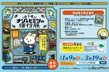 荒川線・舎人ライナー・都営バス沿線でリアル宝探し…3/19まで 画像