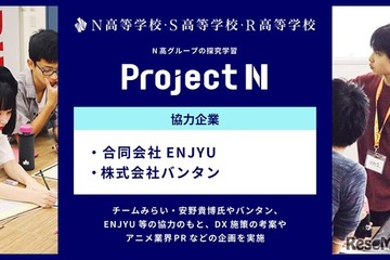 AI・アニメ・農業の3テーマで探究学習「プロジェクトN」N高グループ 画像