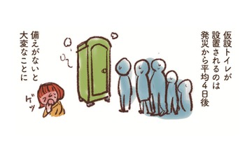 ひとり暮らしの“困った”防災あるある…準備してたかどうかで決まる「避難生活」の質【大切な「いのち」と「お金」を守る マンガ 防災&防犯ブック #５】 画像