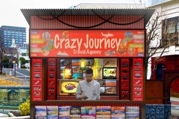 人気番組『クレイジージャーニー』の旅行代理店が赤坂に3月13日～17日の期間限定オープン 画像