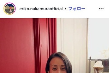 中村江里子アナ、夫・バルト氏とのキスショット公開「絵になる」「いつまでもラブラブ」の声 画像