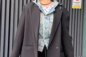 スラックスで作る大人のジャケット着こなし。オンもオフも映える大人のカッコよさとは【40代の毎日コーデ】 画像