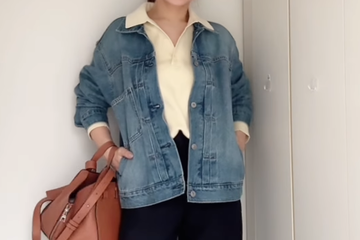 【ユニクロ】Gジャンは使い倒すこと必至！ゆるっと羽織るだけでこなれる秘訣はサイズ選び【40代の毎日コーデ】 画像