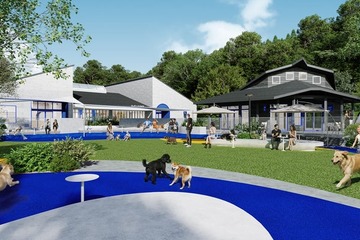 千葉に複合ドッグリゾート「ラフラフ」5月30日誕生 ドッグラン付き宿泊棟＆日帰りエリア 画像