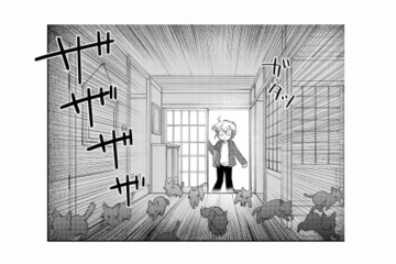 猫の後を追ってたどり着いた先は“猫屋敷”!? 玄関を覗くと現れた人物とは…？【家政婦よんだら猫がきた #15】 画像