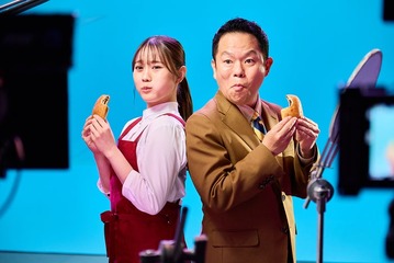 「水ダウ」“名探偵津田”コンビのダイアン津田＆森山未唯、CM共演 「未唯ちゃんがいたおかげで、かなり温和に撮影できました」 画像
