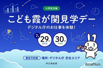 【夏休み2026】デジタル庁の仕事体験「こども霞が関見学デー」7/29-30 画像
