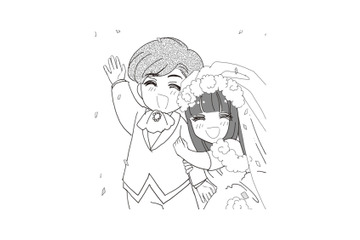 無事に結婚式を挙げたパパと彼女。そんなふたりを見つめる娘の表情は…【パパ、赤ちゃんが生まれないなら再婚してもいいよ #５】 画像