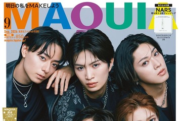 ACEes、美容誌「MAQUIA」特別版表紙に初登場 “推しパーツ”を切り取ったスペシャルカットも 画像