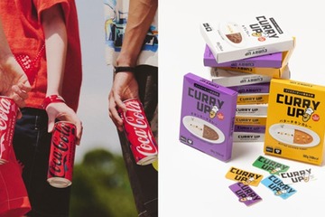 「コカ・コーラ」HUMAN MADE限定デザイン缶第2弾、名店カレーもファミマに同時登場 画像