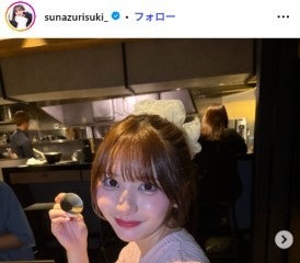仮面高校生の妹で話題・すなずりかりん、人生初の“裸眼＆センター分け”で雰囲気ガラリ「可愛すぎて衝撃」「美少女すぎる」 画像
