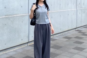 ※リンク追加済・ゆるいのにきちんと見えが40代の合言葉。ヘンリーカットソーの実力【40代の毎日コーデ】 画像