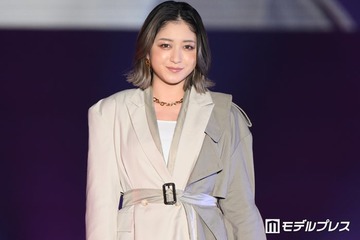 みちょぱ、ウエストマークコートで大人の魅力 第1⼦出産後二度目のTGCに「光が眩しい」【TGC北九州2026】 画像