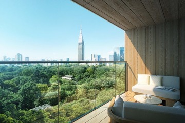 “新宿御苑ビュー”の新ホテル「ノーガ新宿御苑」2027年7月開業、ベーカリーや薪火レストラン併設 画像