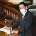 衆院本会議の代表質問で答弁する岸田首相＝20日午後