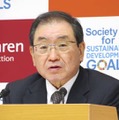 記者会見する経団連の十倉雅和会長＝4日午後、東京都千代田区