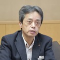 インタビューに答えるJR九州の古宮洋二社長