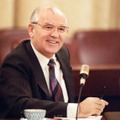 会合に参加するゴルバチョフ・ソ連大統領＝1990年12月、モスクワ（タス＝共同）