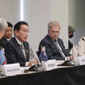 CTBT関連会合であいさつする岸田首相（前列左から2人目）＝21日、米ニューヨーク（共同）　