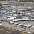 成田空港ターミナル全景。手前が第1ターミナル