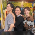 （左から）成田凌、満島真之介、渡辺翔太（C）カンテレ